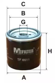 TF6511 MFILTER Фильтр масла Toyota Corola/Camry/Avensis